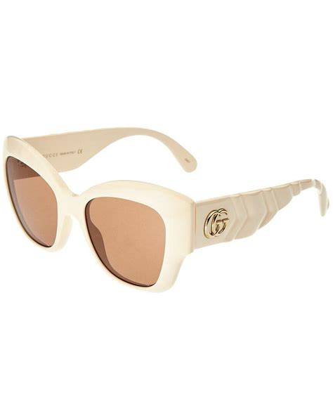 2908 gucci bianco white|Gucci Unisex Sunglasses, GG0808S .